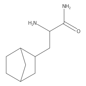 2-Amino-3-(bicyclo[2.2.1]heptan-2-YL)propanamide Structure