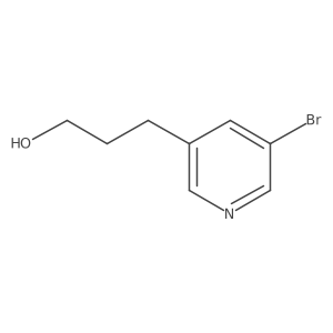 3-(5-Bromopyridin-3-yl)propan-1-ol结构式