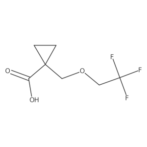 1-(2,2,2-Trifluoroethoxymethyl)-cyclopropanecarboxylic acid Structure