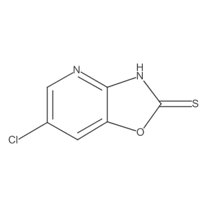 6-Chloro-[1,3]oxazolo[4,5-b]pyridine-2-thiol Structure