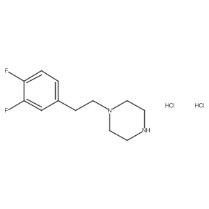 1-(3,4-Difluorophenethyl)piperazine 2HCl Structure