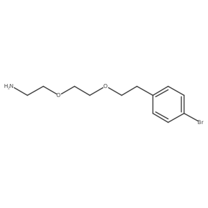2-[2-[2-(4-Bromophenyl)ethoxy]ethoxy]ethanamine结构式