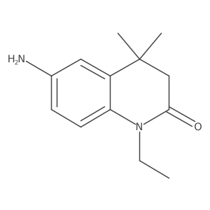 6-Amino-1-ethyl-4,4-dimethyl-3,4-dihydroquinolin-2(1H)-one Structure