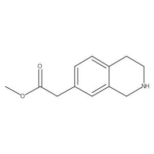 (1,2,3,4-Tetrahydro-isoquinolin-7-yl)-acetic acid methyl ester结构式
