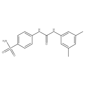 4-{([(3,5-Dimethylphenyl)Amino]Carbonylamino)}Benzenesulfonamide结构式