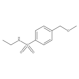 N-ethyl-4-(methoxymethyl)benzene-1-sulfonamide Structure