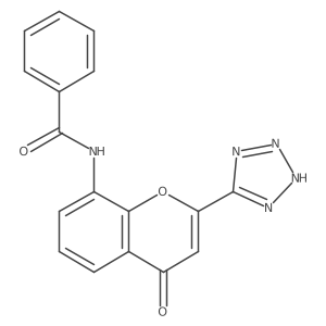 N-[4-Oxo-2-(2H-tetrazol-5-yl)-4H-chromen-8-yl]benzamide结构式