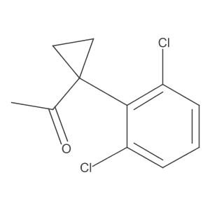 1-[1-(2,6-Dichlorophenyl)cyclopropyl]ethan-1-one Structure