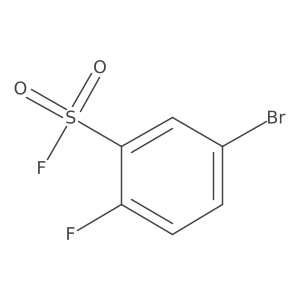 5-Bromo-2-fluorobenzene-1-sulfonyl fluoride Structure