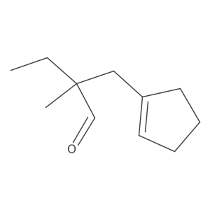 2-[(Cyclopent-1-en-1-yl)methyl]-2-methylbutanal Structure