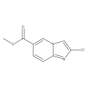 Methyl2-chloroimidazo[1,2-a]pyridine-6-carboxylate Structure