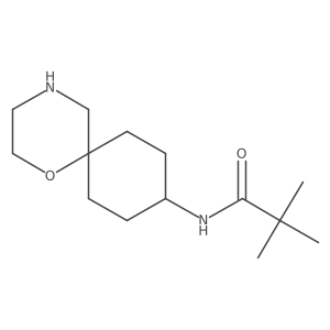 2,2-dimethyl-N-{1-oxa-4-azaspiro[5.5]undecan-9-yl}propanamide Structure