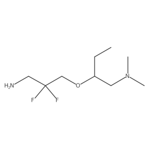 [2-(3-Amino-2,2-difluoropropoxy)butyl]dimethylamine结构式