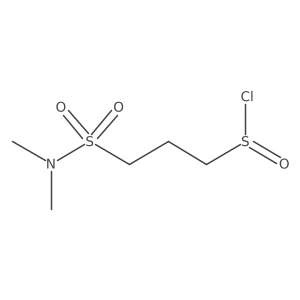 3-(Dimethylsulfamoyl)propane-1-sulfinyl chloride结构式