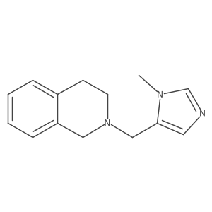 2-((1-methyl-1H-imidazol-5-yl)methyl)-1,2,3,4-tetrahydroisoquinoline Structure