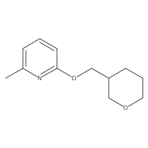 2-Methyl-6-[(oxan-3-yl)methoxy]pyridine结构式