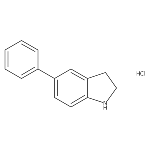 5-Phenylindoline hydrochloride结构式