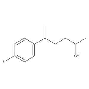 (2R)-5-(4-fluorophenyl)hexan-2-ol结构式