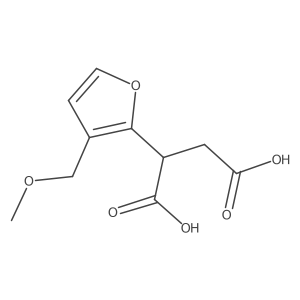 2-[3-(Methoxymethyl)furan-2-yl]butanedioic acid结构式
