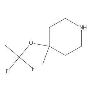 4-(1,1-Difluoroethoxy)-4-methylpiperidine Structure