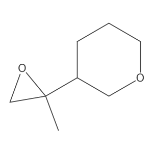 3-(2-Methyloxiran-2-yl)oxane结构式