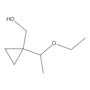 [1-(1-Ethoxyethyl)cyclopropyl]methanol结构式