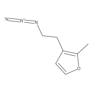 3-(2-Azidoethyl)-2-methylfuran结构式