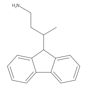3-(9H-fluoren-9-yl)butan-1-amine结构式