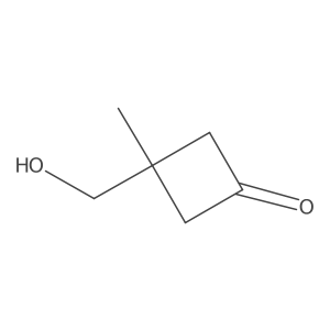3-[hydroxy((2)H)methyl]-3-methylcyclobutan-1-one Structure
