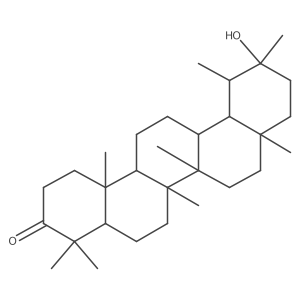 (4aR,6aR,6aR,6bR,8aS,12S,12aS,14aR,14bR)-11-hydroxy-4,4,6a,6b,8a,11,12,14b-octamethyl-2,4a,5,6,6a,7,8,9,10,12,12a,13,14,14a-tetradecahydro-1H-picen-3-one结构式