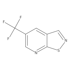 5-(Trifluoromethyl)-[1,2]thiazolo[5,4-b]pyridine结构式