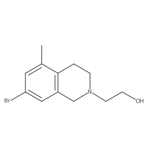 7-Bromo-3,4-dihydro-5-methyl-2(1H)-isoquinolineethanol结构式