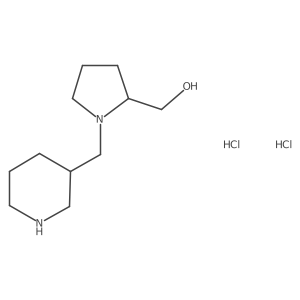 [(2S)-1-(Piperidin-3-ylmethyl)pyrrolidin-2-yl]methanol;dihydrochloride结构式