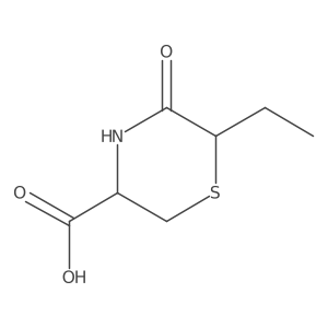 6-Ethyl-5-oxo-3-thiomorpholinecarboxylic acid结构式