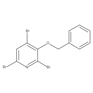 3-(Benzyloxy)-2,4,6-tribromopyridine Structure