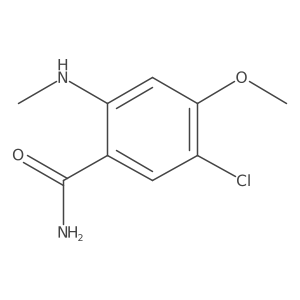 5-Chloro-4-methoxy-2-(methylamino)benzamide Structure