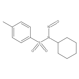 N-Cyclohexyl-4-methyl-N-nitrosobenzenesulfonamide结构式