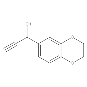 1-(2,3-Dihydrobenzo[b][1,4]dioxin-6-yl)prop-2-yn-1-ol结构式