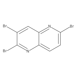 2,3,6-Tribromo-1,5-naphthyridine结构式
