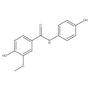Benzamide,4-hydroxy-n-(4-hydroxyphenyl)-3-methoxy- Structure