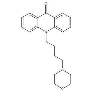 10-(4-(Piperidin-1-yl)butyl)acridin-9(10H)-one Structure