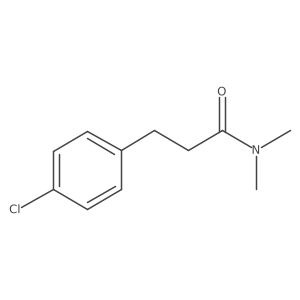 4-Chloro-N,N-dimethylbenzenepropanamide结构式