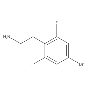 2-(4-Bromo-2,6-difluorophenyl)ethan-1-amine Structure