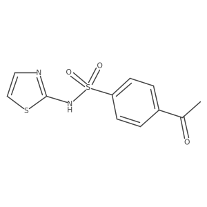 4-Acetyl-n-(thiazol-2-yl)benzenesulfonamide Structure