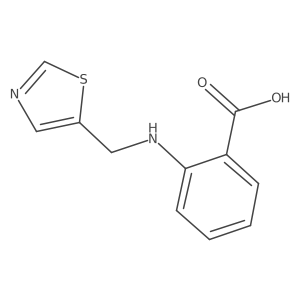 2-[(Thiazol-5-ylmethyl)-amino]-benzoic acid结构式