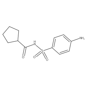 N-((4-Aminophenyl)sulfonyl)cyclopentanecarboxamide Structure