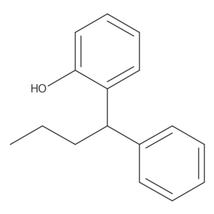 o-Hydroxy-1,1-diphenylbutane结构式