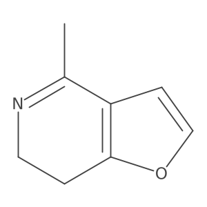 6,7-Dihydro-4-methylfuro[3,2-c]pyridine结构式