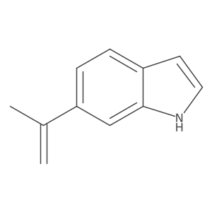 1H-Indole, 6-(1-methylethenyl)- Structure