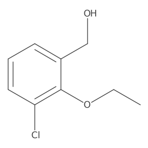 3-Chloro-2-ethoxybenzenemethanol Structure